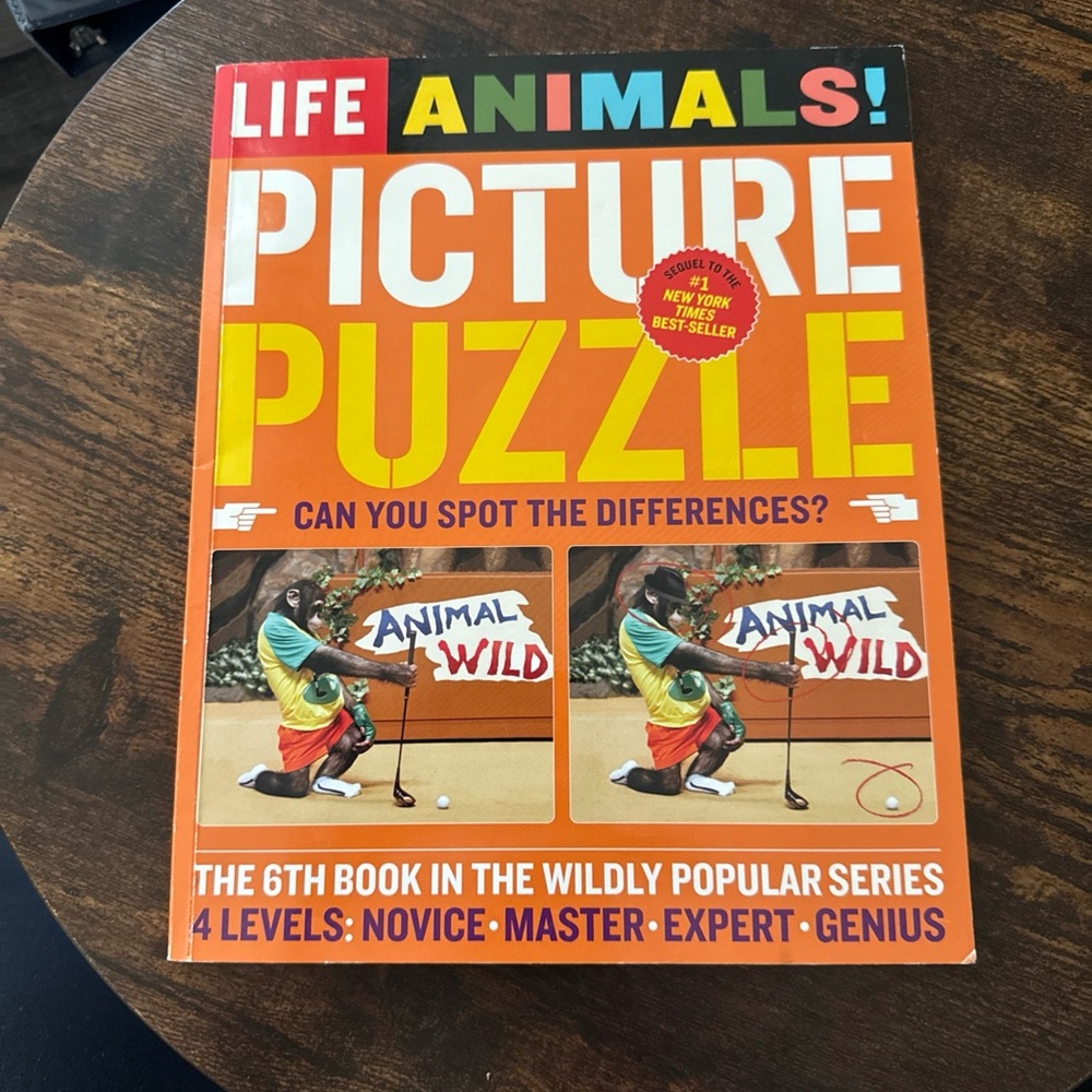 Animals Picture Puzzle Book